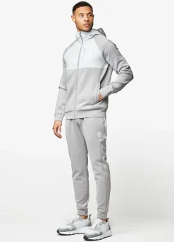 Tracksuit Tops<Gym King Ripstop Panel F/Z Hood Shadow Grey