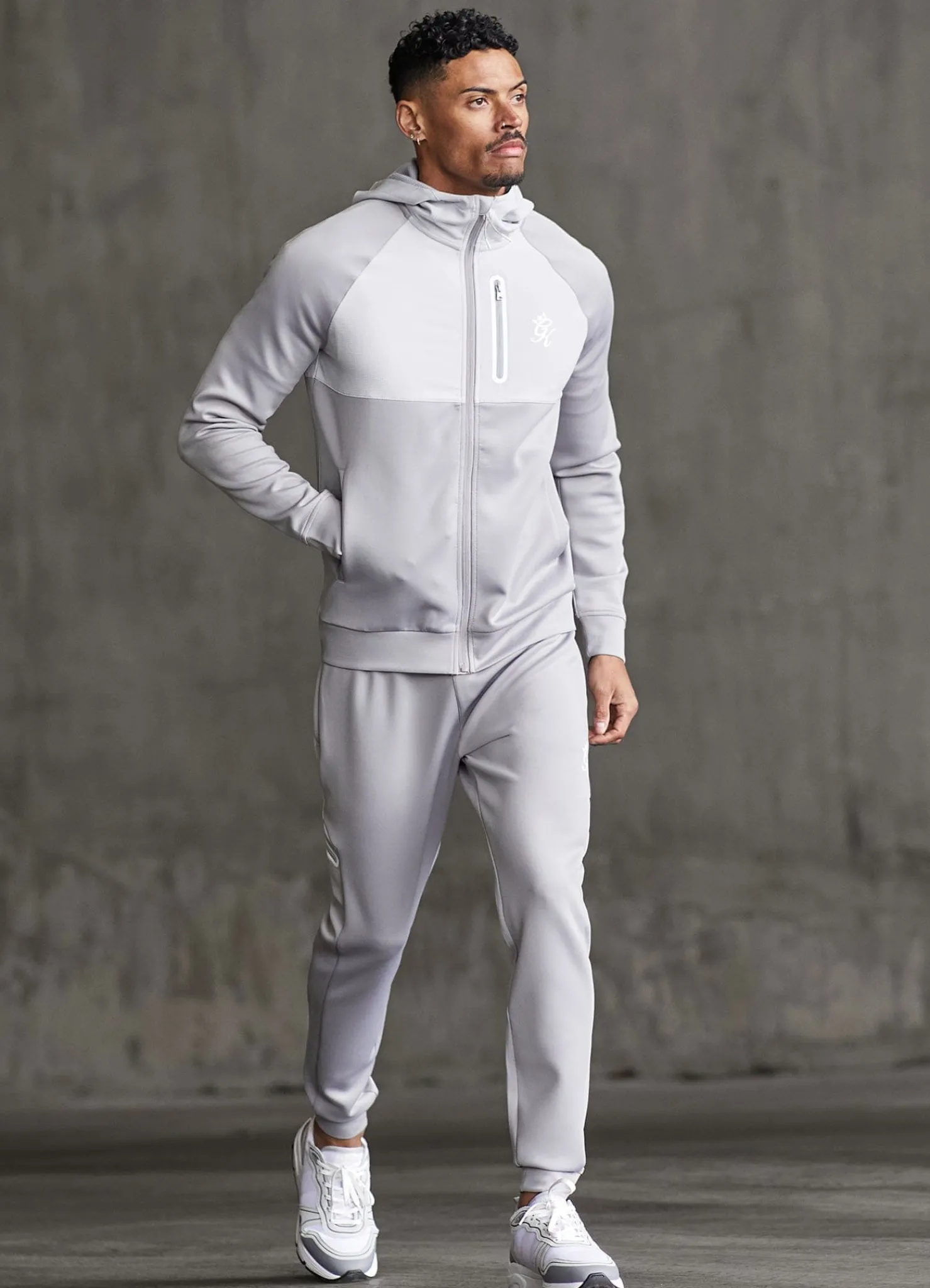Tracksuit Bottoms<Gym King Ripstop Panel Tracksuit Bottom Shadow Grey