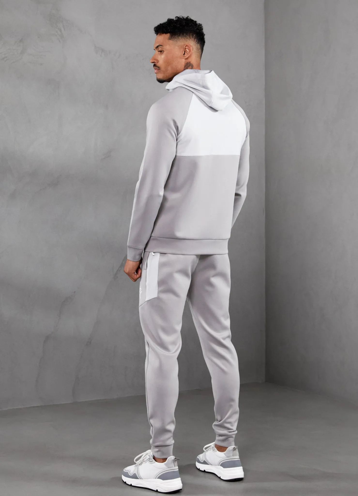 Tracksuit Bottoms<Gym King Ripstop Panel Tracksuit Bottom Shadow Grey