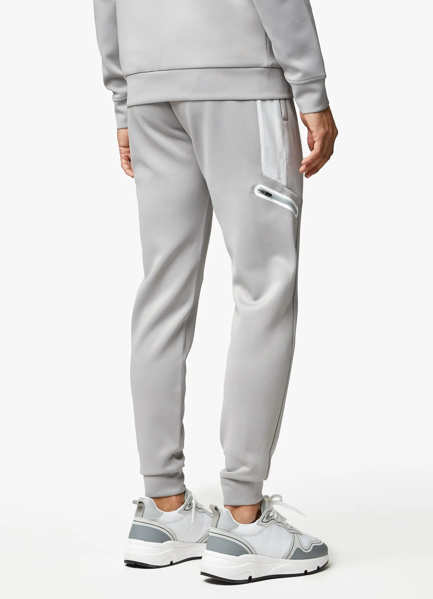 Tracksuit Bottoms<Gym King Ripstop Panel Tracksuit Bottom Shadow Grey