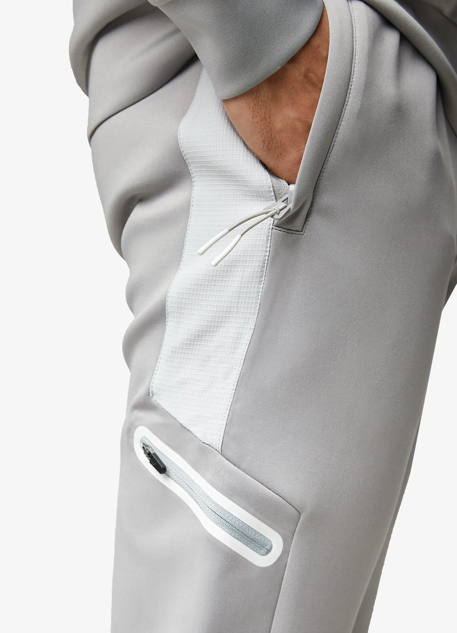 Tracksuit Bottoms<Gym King Ripstop Panel Tracksuit Bottom Shadow Grey