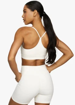 Sports Bras<Gym King Scrunch Sports Bra Cream