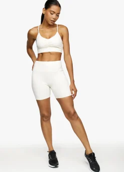 Gymwear<Gym King Scrunch Sports Bra Cream