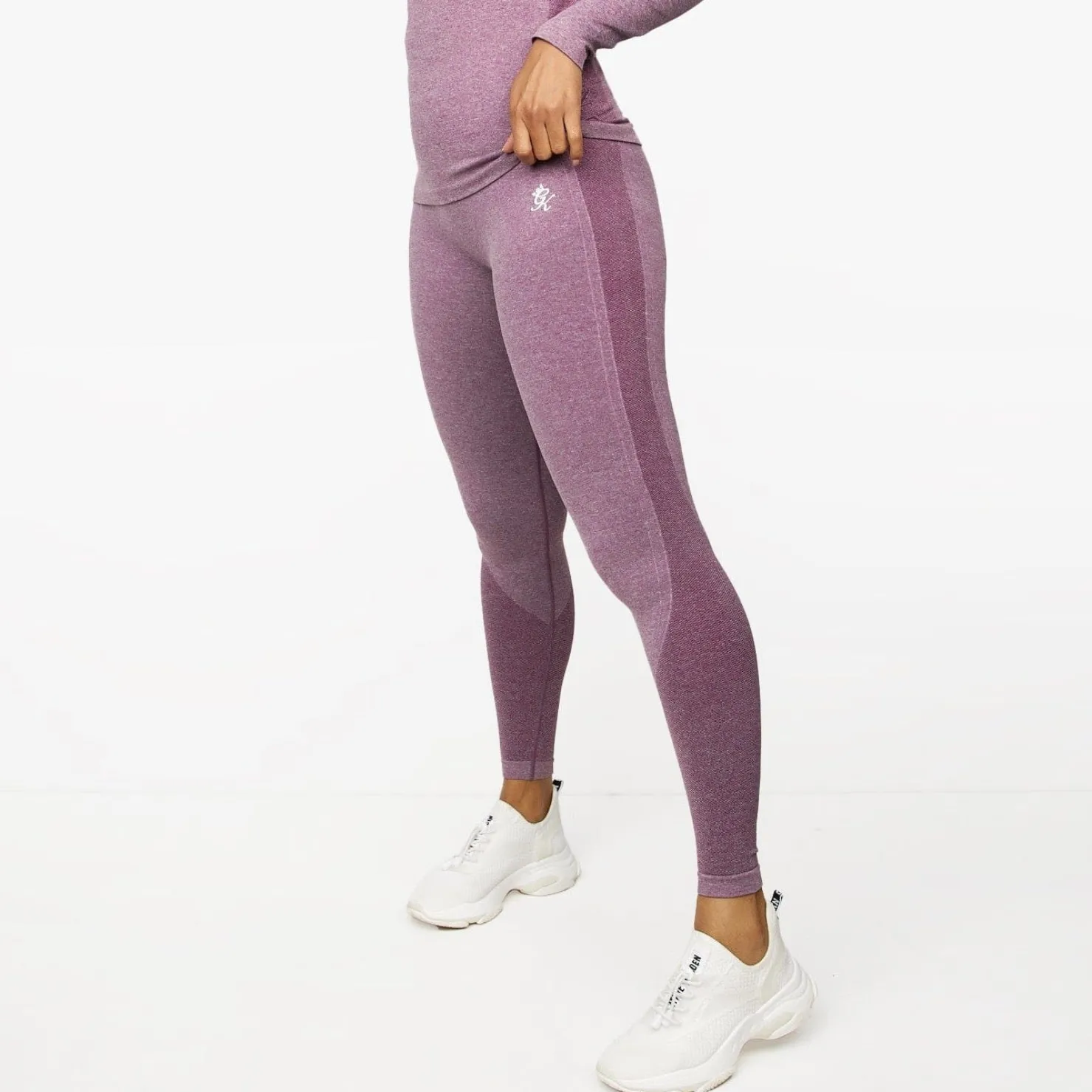 Gymwear<Gym King Seamless Results Legging Plum Marl