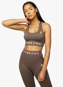 Sports Bras<Gym King Seamless Results Bra Espresso Marl