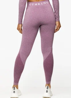 Gymwear<Gym King Seamless Results Legging Plum Marl