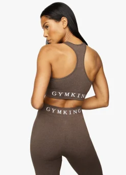 Gymwear<Gym King Seamless Results Bra Espresso Marl