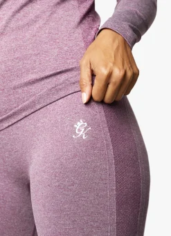 Gymwear<Gym King Seamless Results Legging Plum Marl