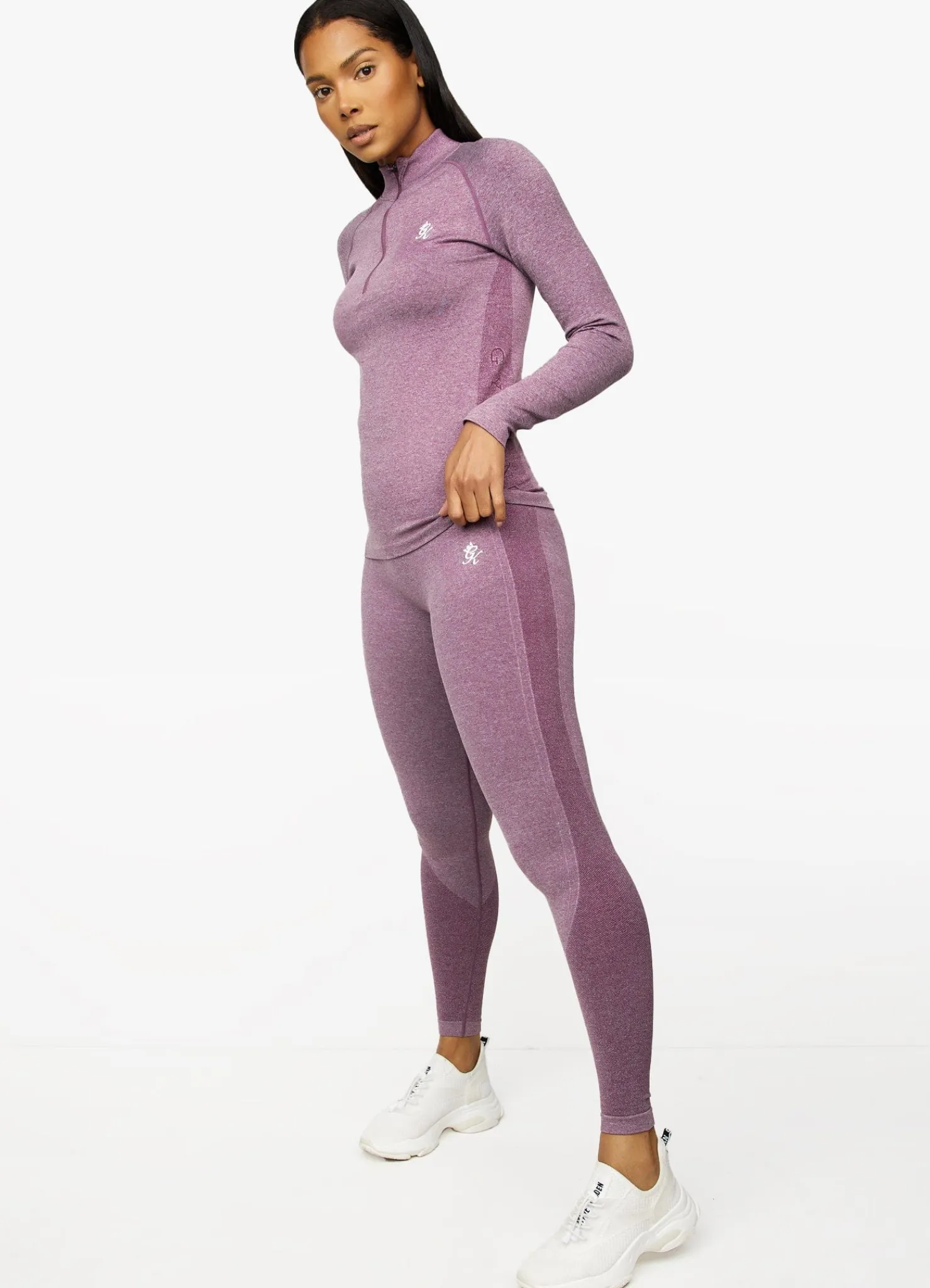 Leggings<Gym King Seamless Results Legging Plum Marl