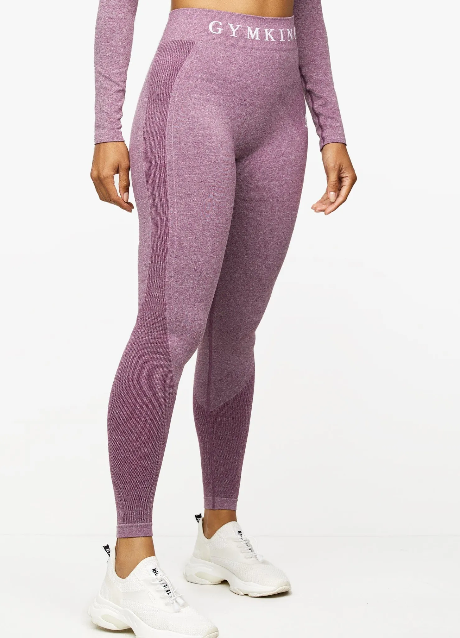 Gymwear<Gym King Seamless Results Legging Plum Marl