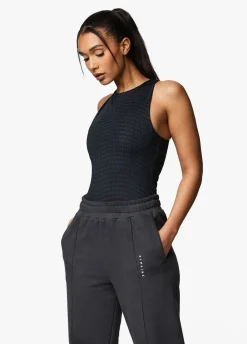 Tops & T-Shirts<Gym King Shadow All Over Print Bodysuit Dark Pewter Print