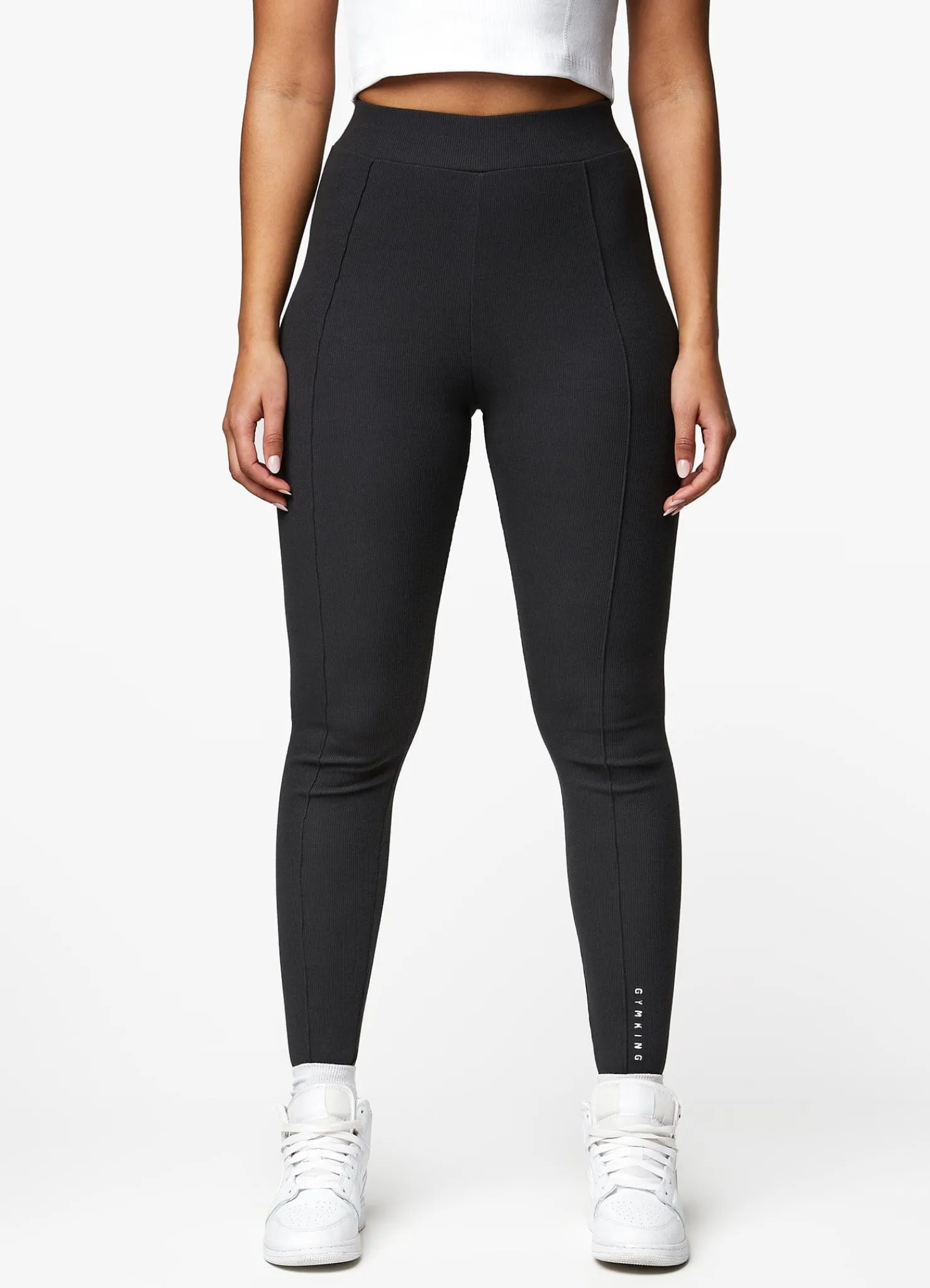 Co-Ords<Gym King Shadow Raised Seam Legging Dark Pewter