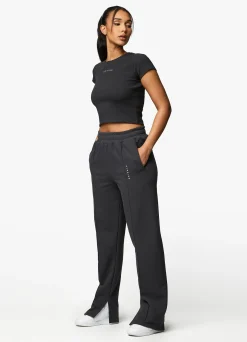 Tops & T-Shirts<Gym King Shadow Rib Tee Dark Pewter