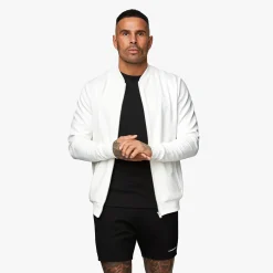 Twin Sets<Gym King Signature Knit Bomber Cream