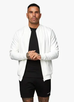 Twin Sets<Gym King Signature Knit Bomber Cream