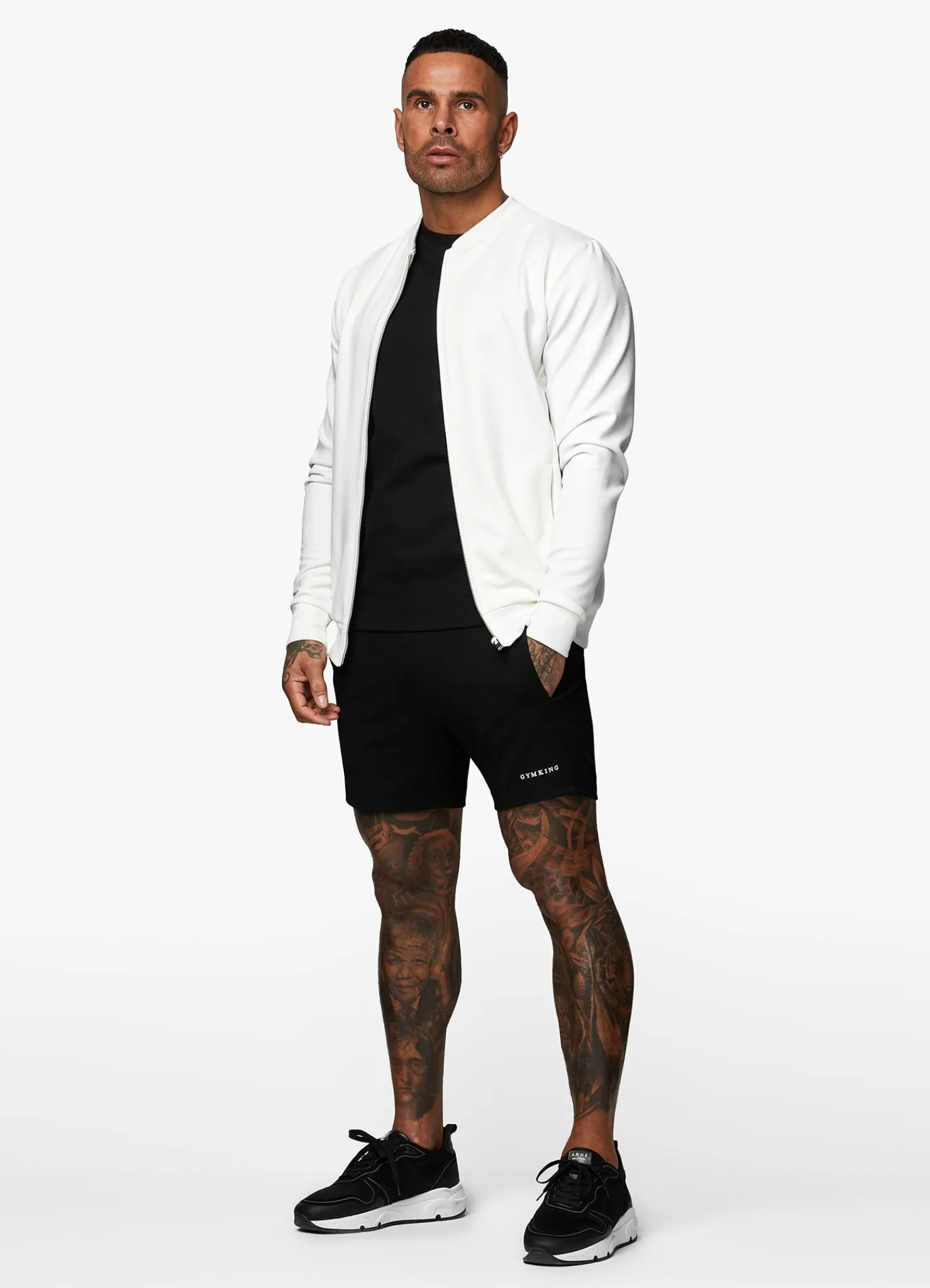 Twin Sets<Gym King Signature Knit Bomber Cream
