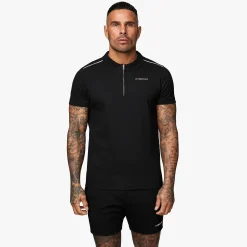 Twin Sets<Gym King Signature Knit Polo Black