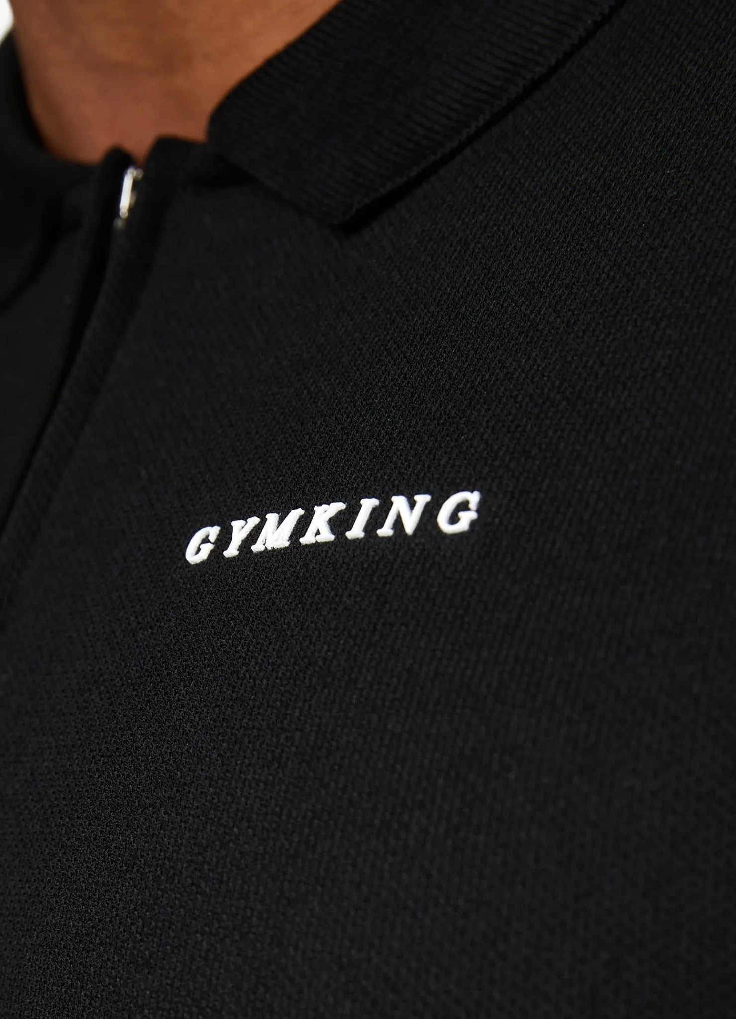 Twin Sets<Gym King Signature Knit Polo Black