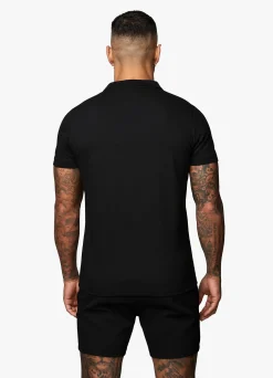 Polo Shirts<Gym King Signature Knit Polo Black