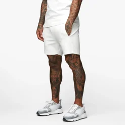 Shorts<Gym King Signature Knit Short Cream