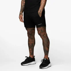 Twin Sets<Gym King Signature Knit Short Black