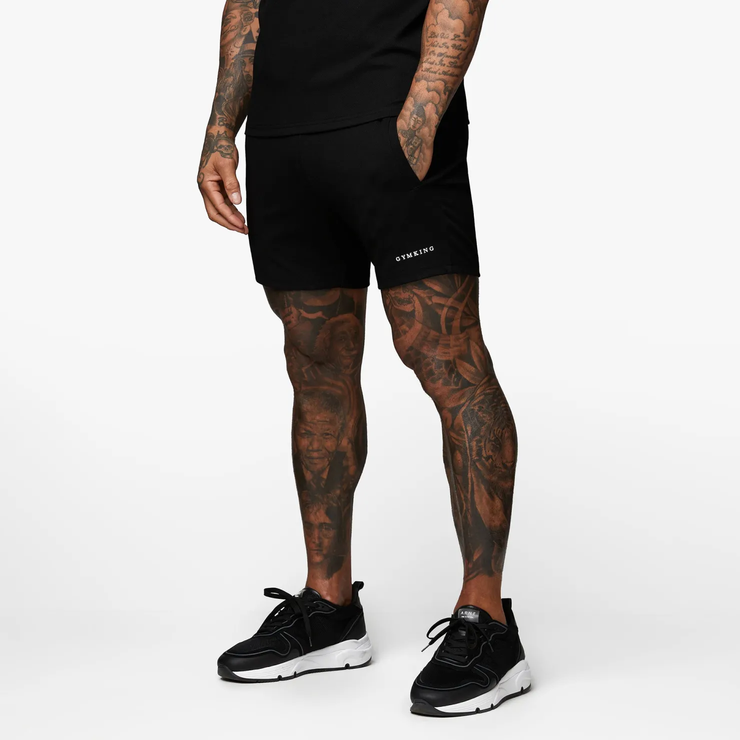 Twin Sets<Gym King Signature Knit Short Black