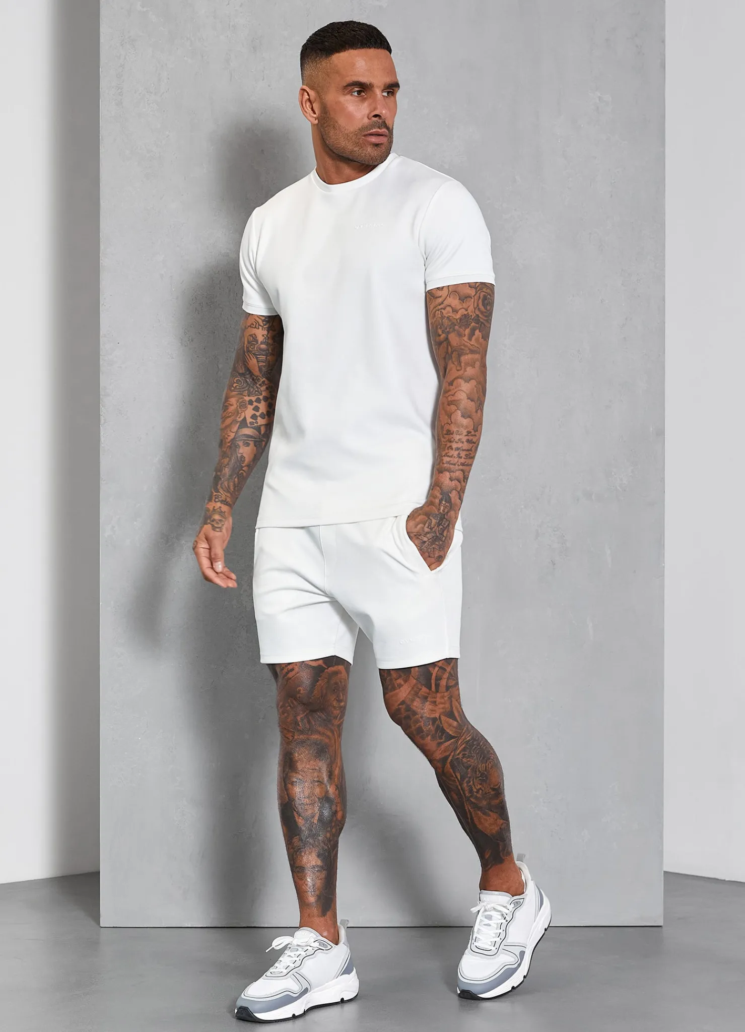 Shorts<Gym King Signature Knit Short Cream