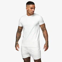 Twin Sets<Gym King Signature Knit Tee Cream