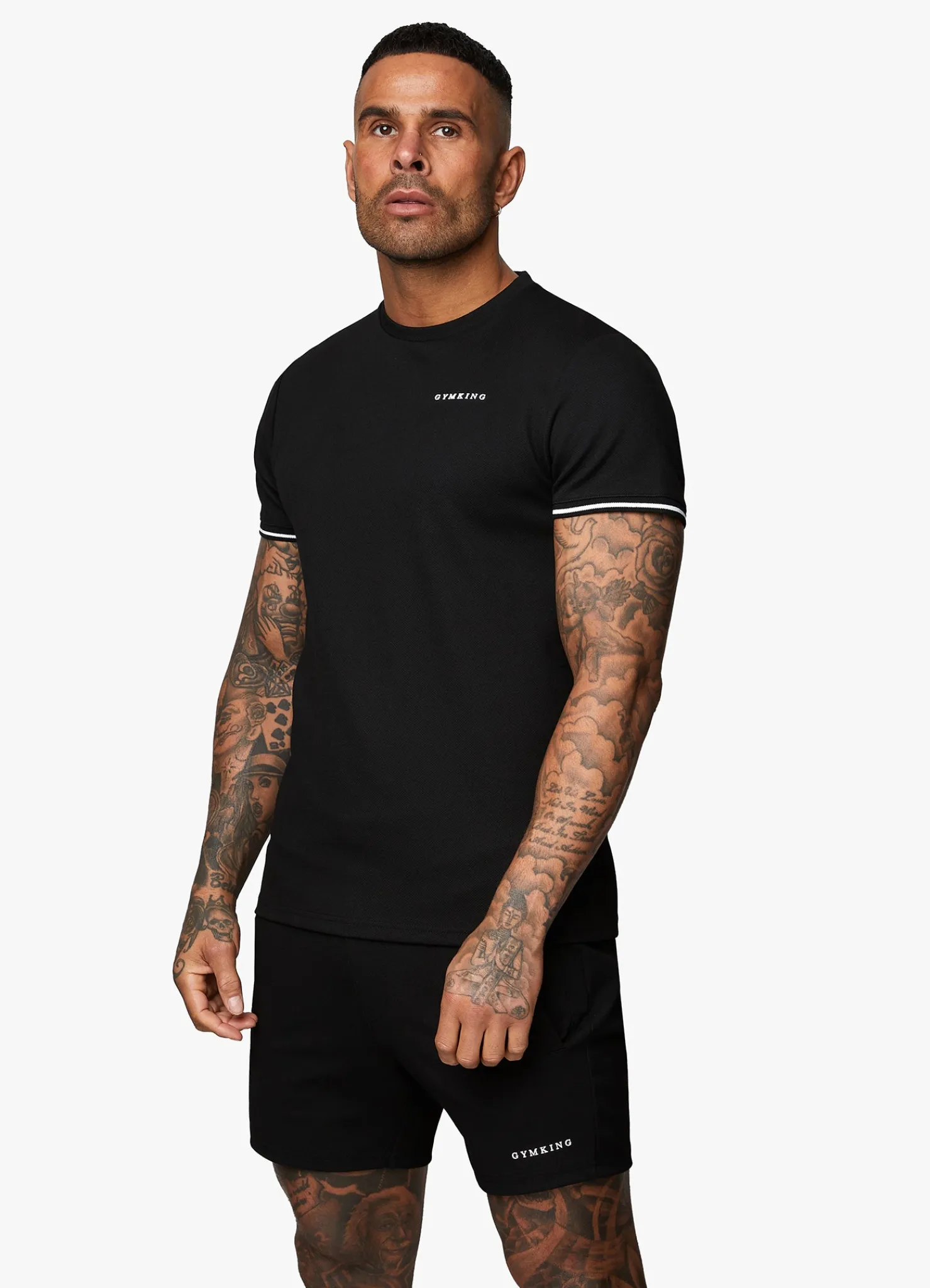T-Shirts<Gym King Signature Knit Tee Black