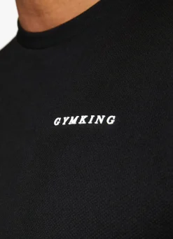 T-Shirts<Gym King Signature Knit Tee Black