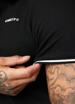 T-Shirts<Gym King Signature Knit Tee Black