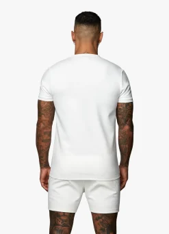 Twin Sets<Gym King Signature Knit Tee Cream