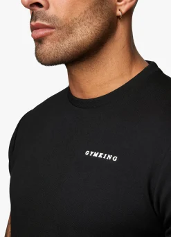 T-Shirts<Gym King Signature Knit Tee Black