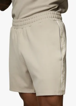 Twin Sets<Gym King Signature Taped Short Sand