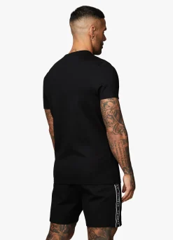 T-Shirts<Gym King Signature Taped Tee Black