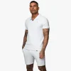 Polo Shirts<Gym King Signature Texture Polo Light Grey