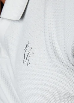 Twin Sets<Gym King Signature Texture Polo Light Grey
