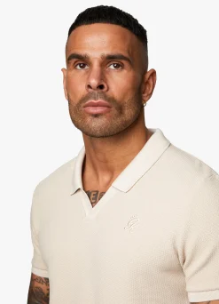 Polo Shirts<Gym King Signature Texture Polo Stone