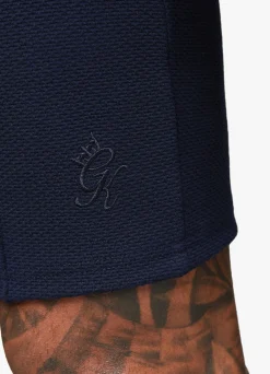 Twin Sets<Gym King Signature Texture Short Navy
