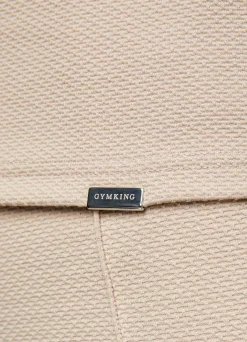 Twin Sets<Gym King Signature Texture Polo Stone