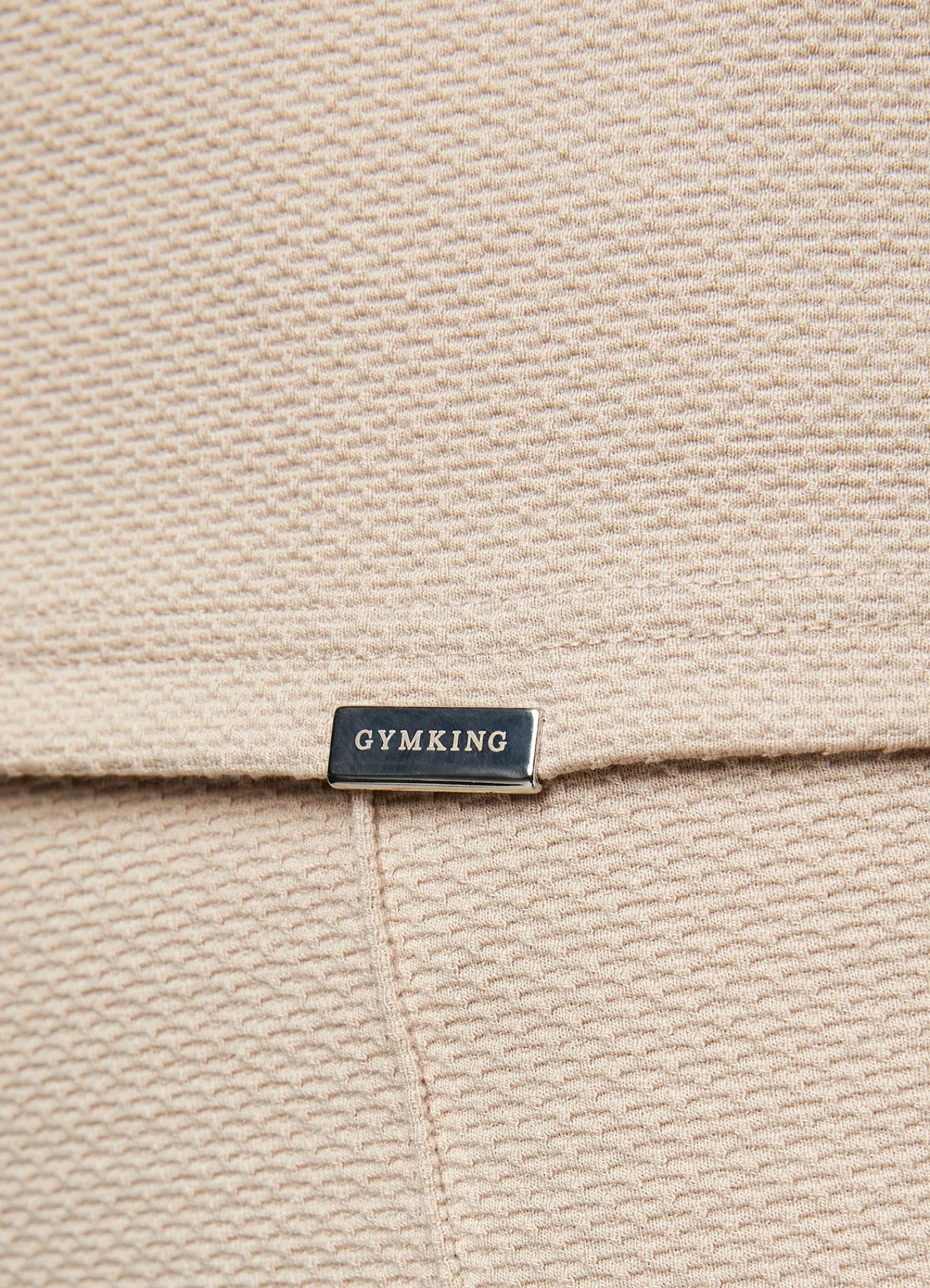 Twin Sets<Gym King Signature Texture Polo Stone