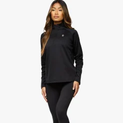 Gymwear<Gym King Sport 1/4 Zip Funnel Black