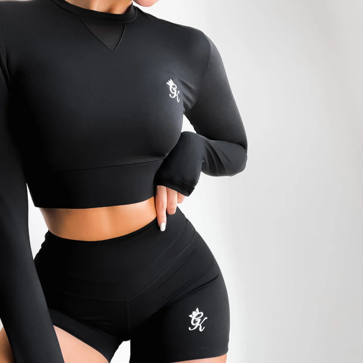 Tops & T-Shirts<Gym King Sport Evolve Ls Crop Black