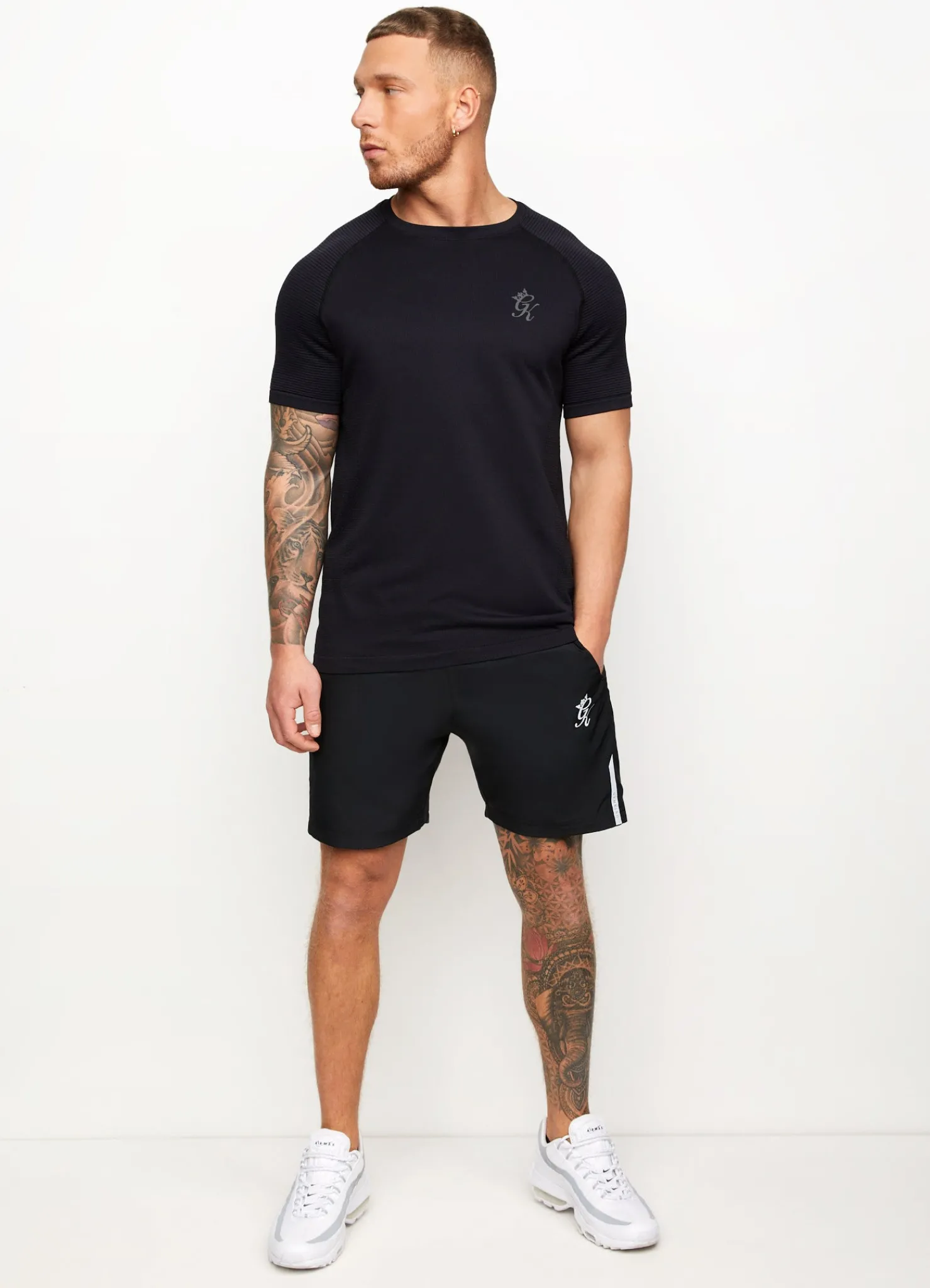 Gymwear<Gym King Sport Seamless Knit Ss Tee Black