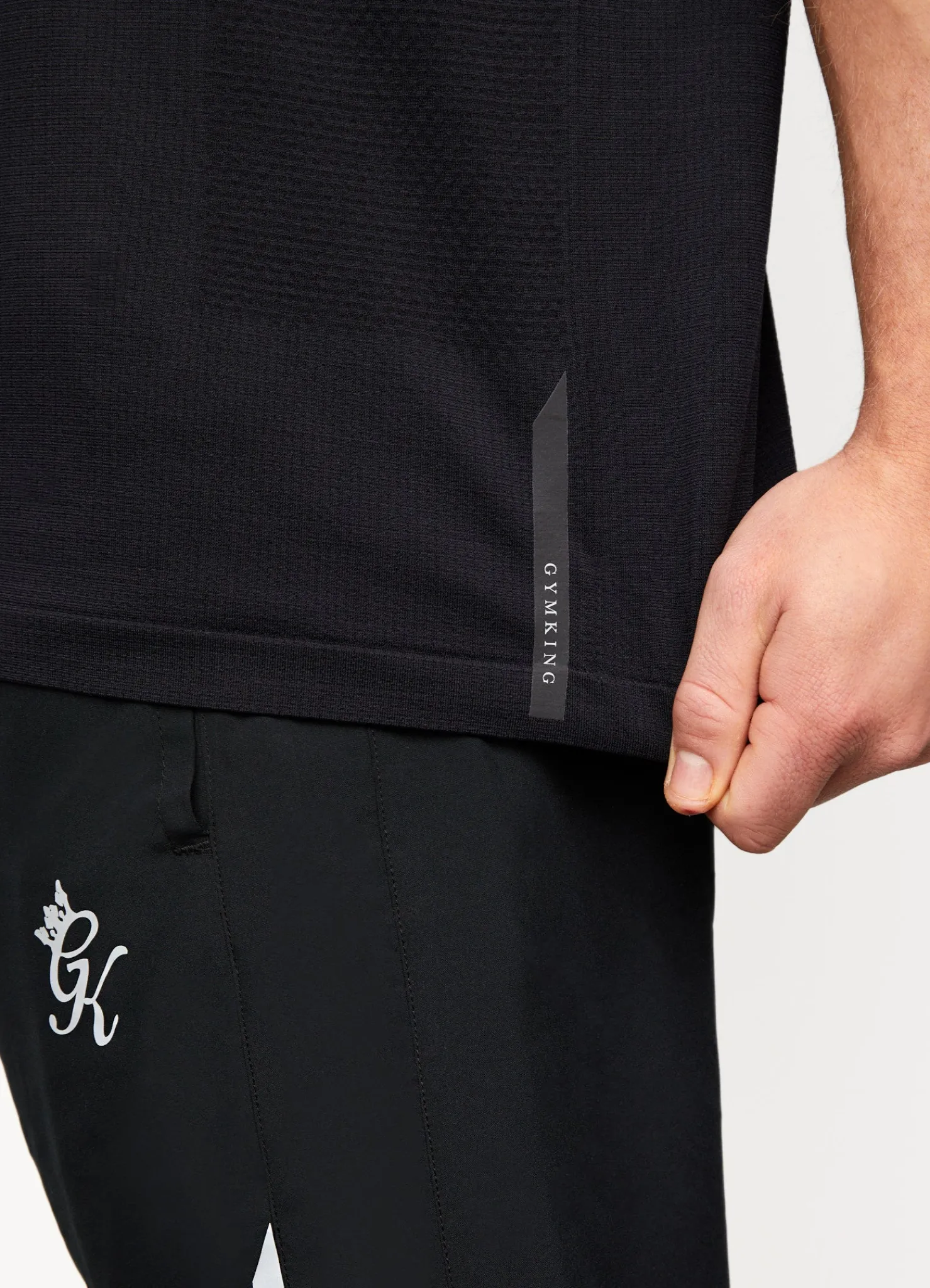 Gymwear<Gym King Sport Seamless Knit Ss Tee Black