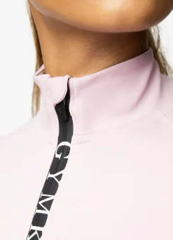 Tops & T-Shirts<Gym King Sports Taped Funnel Dusky Mauve