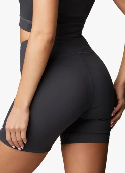 Gymwear<Gym King Stamina Zip Front Cycle Short Graphite/Golden Orange