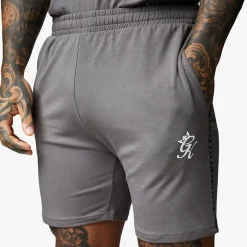 Twin Sets<Gym King Taped Jersey Short Fossil Grey