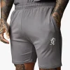 Shorts<Gym King Taped Jersey Short Fossil Grey