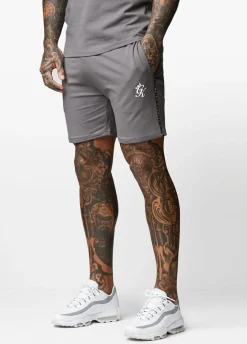 Shorts<Gym King Taped Jersey Short Fossil Grey